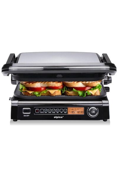 Alpina temaslı ızgara - Optigrill 2100W - sandviç makinesi - panini ızgara - ...