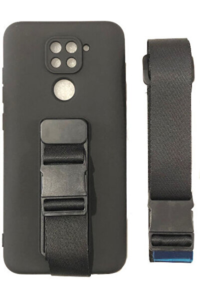 Hurtel Rope Air Bag Πίσω Κάλυμμα Σιλικόνης 1mm Μαύρο (Xiaomi Redmi 10X 4G)