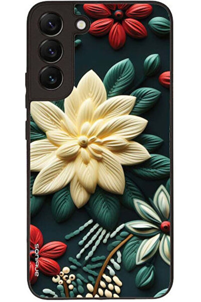 Other Θήκη Sonique Σειράς 3D Λουλουδιών για Samsung Galaxy S22 Plus Πράσινη