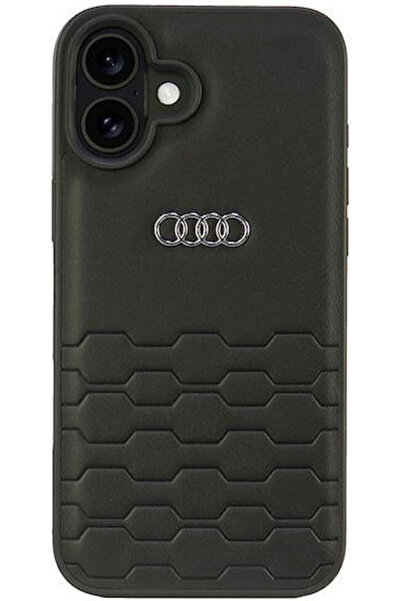 Audi Συνθετικό Δέρμα iPhone 16 Plus 6.7 " Μαύρη Σκληρή Θήκη Au-tpupcip16m-gt/...