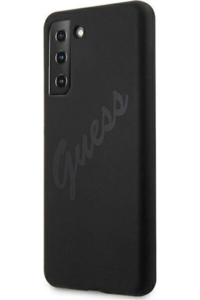 Guess Script Vintage Πίσω Κάλυμμα Πλαστικό Μαύρο (Galaxy S21+) Κωδικός: GUHCS...