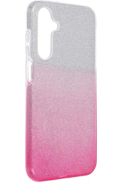 OEM Ασημί Σιλικονούχα Πίσω Θήκη με Γκλίτερ (Samsung Galaxy A25 5G)