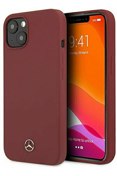 Mercedes Benz Mercedes-Benz Σκληρό Πίσω Κάλυμμα Σιλικόνης Κόκκινο (iPhone 13 ...