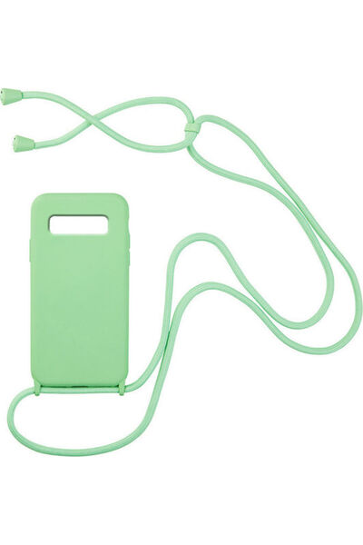 Other Θήκη Sonique Carryhang Πίσω Όψη Σιλικόνης 0.5mm με Λουράκι Ανοιχτό Πράσ...