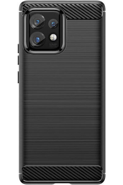 Hurtel Πίσω Κάλυμμα Σιλικόνης Μαύρο (Motorola Edge 40 Pro)