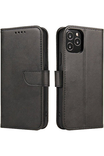 OEM Husă spate Ace din silicon / piele neagră (OnePlus Ace)