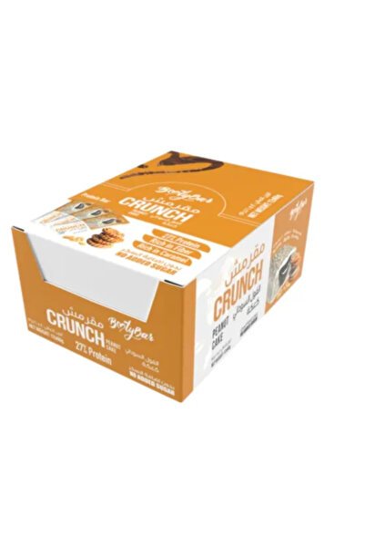 crunch باكت كرانش بروتين بار بنكهة كعكة الفول السوداني 60 جرام 12 حبة