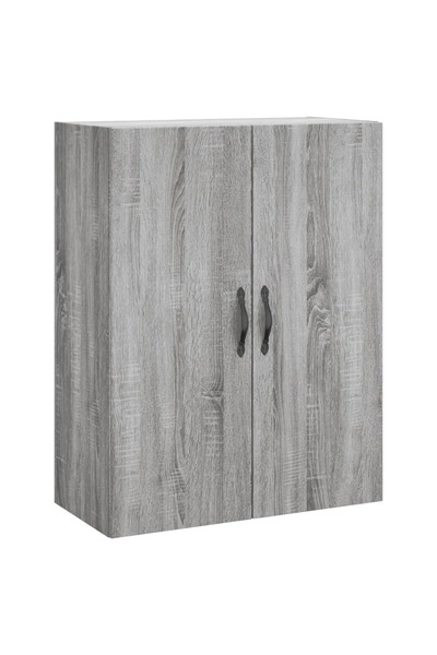 vidaxl Dulap pe perete, sonoma gri, 69,5x34x90 cm, lemn prelucrat