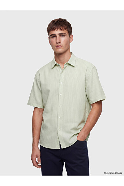 LC Waikiki Quality Parts from Çelebi Store Standart Fit Striped Men's Shirt