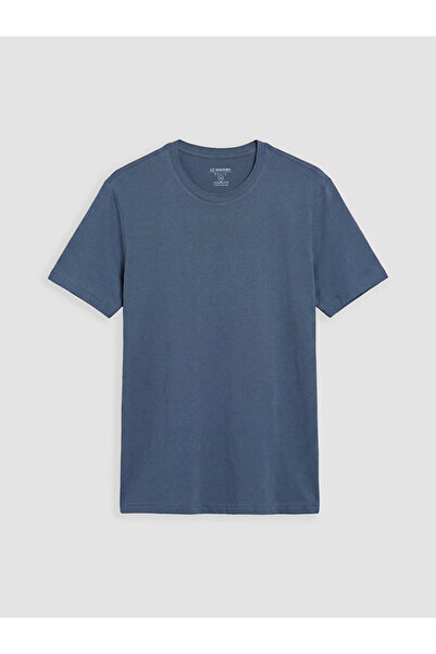 LC Waikiki Μπλουζάκι Blue Slim Fit 100% Βαμβακερό Basic από την GÜLİS GİYİM