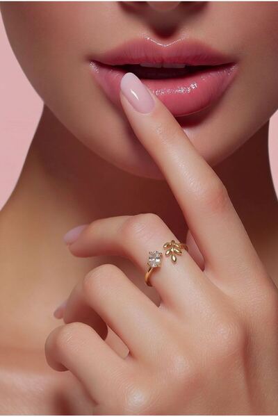 Monalisa Home Adjustable Zircon Stone Patterned Luxury Ring
