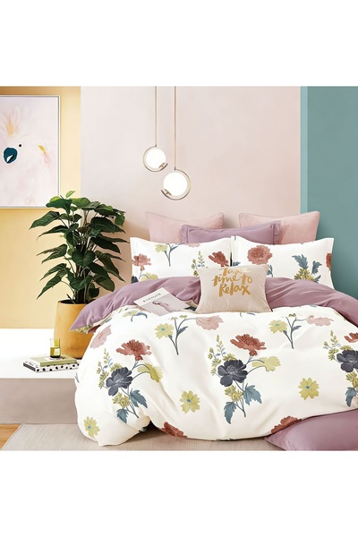 CHIRASO CHIRASO Bed Linen Set, 6 Pieces, Stretchy Sheet 180x200, Duvet Cover ...
