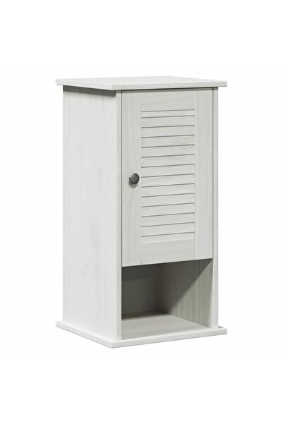 vidaxl Bathroom Cabinet with Shelf VIGO White and Antique White 37 x 34 x 71....