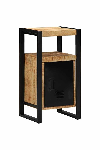 vidaxl Bathroom Cabinet with Shelf Brown 40 x 35 x 75 cm Solid Mango Wood