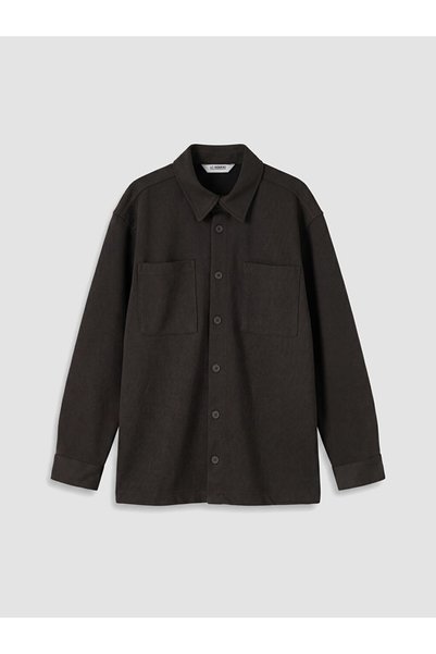 LC Waikiki Brown Boy's Shirt Jacket