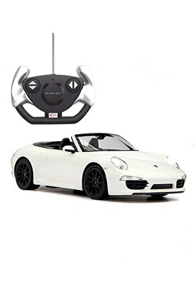 Rastar Masina cu telecomanda Porsche Carrera S, alb, 1:12, 40.3x18.9x10.2cm