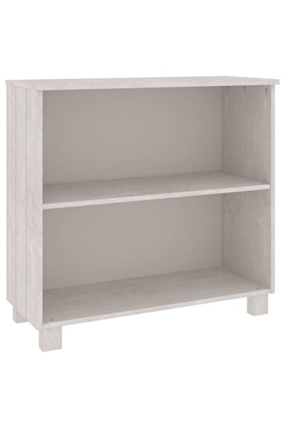 vidaxl Servantă „HAMAR”, alb, 85x35x80 cm, lemn masiv de pin