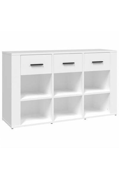 vidaxl Servantă, alb, 100x30x59,5 cm, lemn compozit