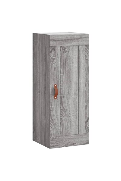 vidaxl Dulap de perete, gri sonoma, 34,5x34x90 cm, lemn prelucrat