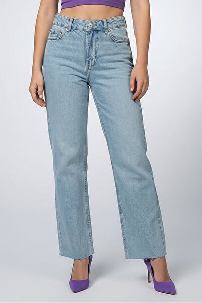 Don't Call Me Jennyfer Women Straight Fit Washed Non Stretchable Jeans, Blue