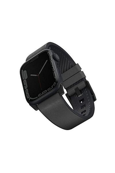uniq Straden Δερμάτινο Λουράκι Γκρι (Apple Watch 44/45/46mm/Ultra 49mm) UNIQ-...