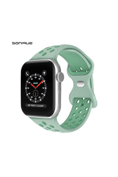 Other Σονίκ Σπορ Λουράκι Σιλικόνης Πράσινο (Apple Watch 38/40/41/42mm)
