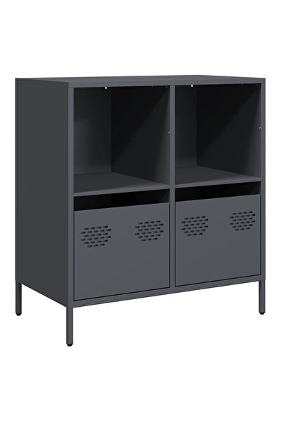 vidaxl Dulap, antracit, 68x39x73,5 cm, oțel laminat la rece