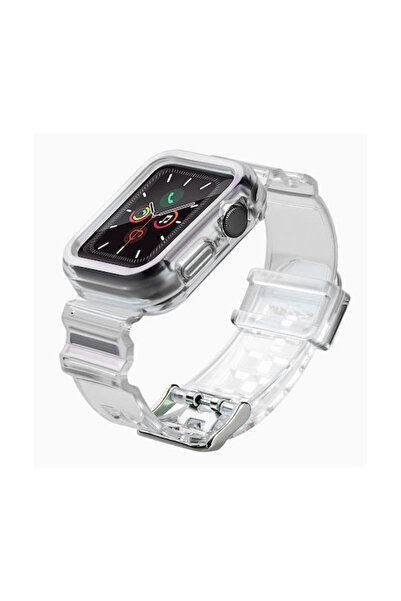 Hurtel Set husă și curea din silicon negru (Apple Watch 44/45/46mm/Ultra 49mm)