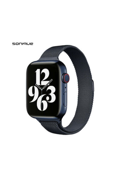 Other Λουράκι Sonique από Ανοξείδωτο Ατσάλι Μπλε (για Apple Watch (42/44/45/4...