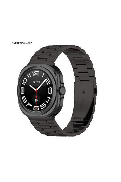 Other Λουράκι Sonique από Ανοξείδωτο Ατσάλι Μαύρο (για Samsung Galaxy Watch 7...