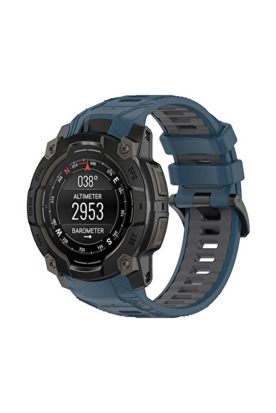 Techsuit W077 Λουράκι Σιλικόνης Ναυτικό Μπλε (Garmin Instinct 3 (45mm))