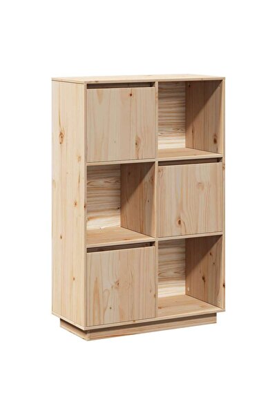 vidaxl Dulap înalt, 74x35x117 cm, lemn masiv de pin