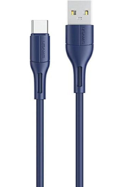 Usams US-SJ501 Καλώδιο USB 2.0 USB-C Αρσενικό - USB-A Μπλε 1μ SJ501USB03