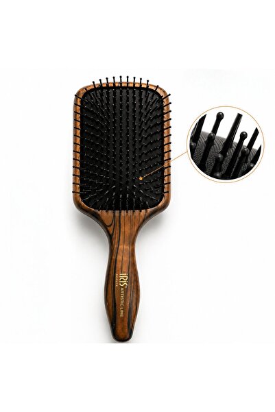 IRIS Artistic Line XL Büyük Boncuklu Paddle Saç Fırçası - Profesyonel Saç Açı...