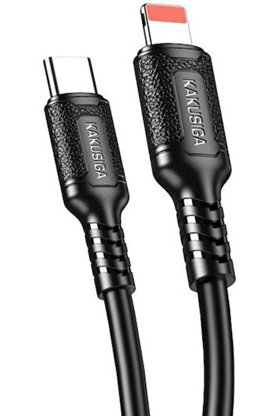 KAKUSİGA Καλώδιο USB-C σε Lightning 27W Μαύρο 1μ (KSC-984-LC-BK)