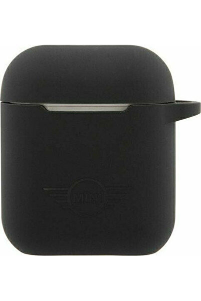 Mini Cooper MIACA2SLTBK Θήκη Σιλικόνης σε Μαύρο χρώμα για Apple AirPods 1 / A...