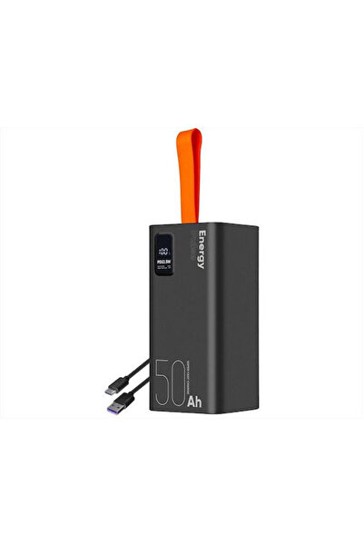 OBAL:ME OMPWB50K Power Bank 50000mAh 22.5W με 2 θύρες USB-A Μαύρο