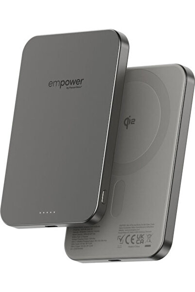 Panzer Glass PanzerGlass Empower MagSafe 5000mAh 20W με Θύρα USB-C Τιτάνιο