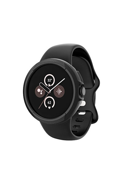 Spigen Θήκη Σιλικόνης Liquid Air Matte σε Μαύρο χρώμα για Google Pixel Watch ...