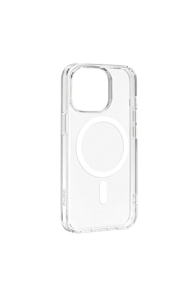 Puro Husă Lite pentru iPhone 15 Pro Max, compatibilă Magsafe, transparentă, m...