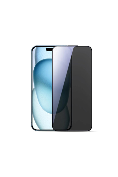 Joyroom Sticlă securizată pentru iPhone 15 Plus 16 Plus 2.5D Antipraf cu ramă