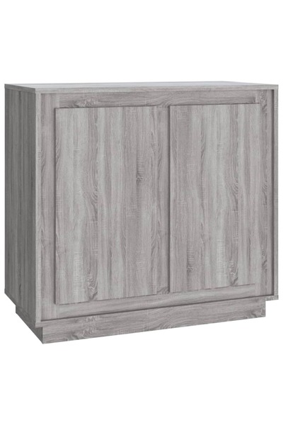 vidaxl Dulap, sonoma gri, 80x34x75 cm, lemn prelucrat