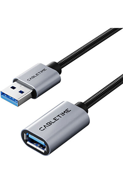 Cabletime Καλώδιο USB 2.0 3μ Τύπου Α Αρσενικό σε (CT-AMAF1-AG3)
