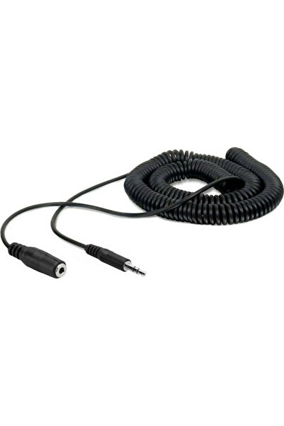 POWERTECH Καλώδιο Jack 3.5mm, Αρσενικό 3.5mm - Θηλυκό 3.5mm, Μαύρο, 3μ, Με επ...