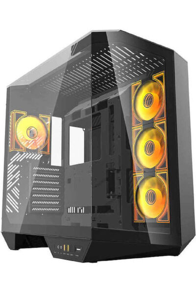 Dark Flash Darkflash DY470 (+ανεμιστήρες) Gaming Midi Tower Θήκη Υπολογιστή μ...