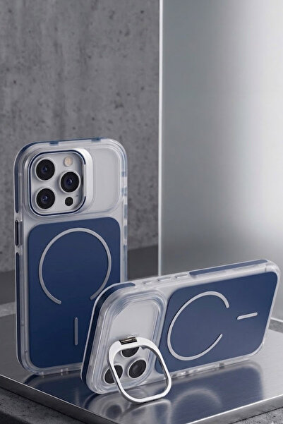 FABRON İphone 14 Pro Uyumlu Metal Kamera Standlı MagSafe Özellikli Mat Lims R...