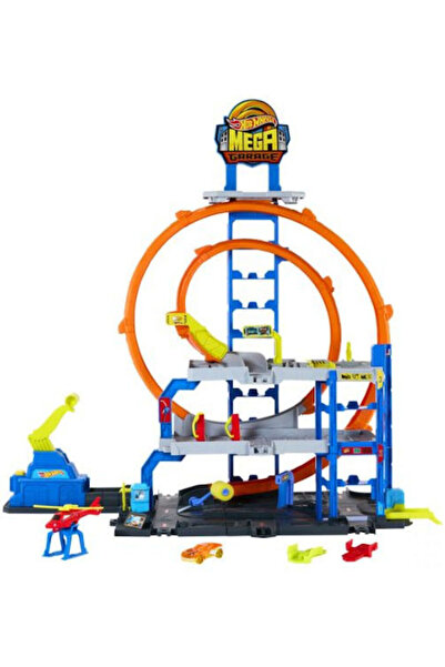 HOT WHEELS Αυλόδρομος Γκαράζ Μέγα Λουπ Σίτι για Ηλικίες 4+