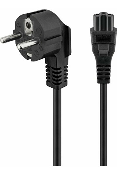 POWERTECH Καλώδιο Σούκο - IEC C5 1,5μ Μαύρο (CAB-P027)
