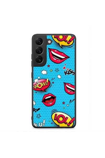Other Samsung S22 Plus Sticker Lol desing Black Glossy Θήκη