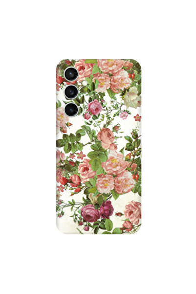 Other Samsung S24 Plus Pink roses 2 Transparent Silicone TPU Θήκη